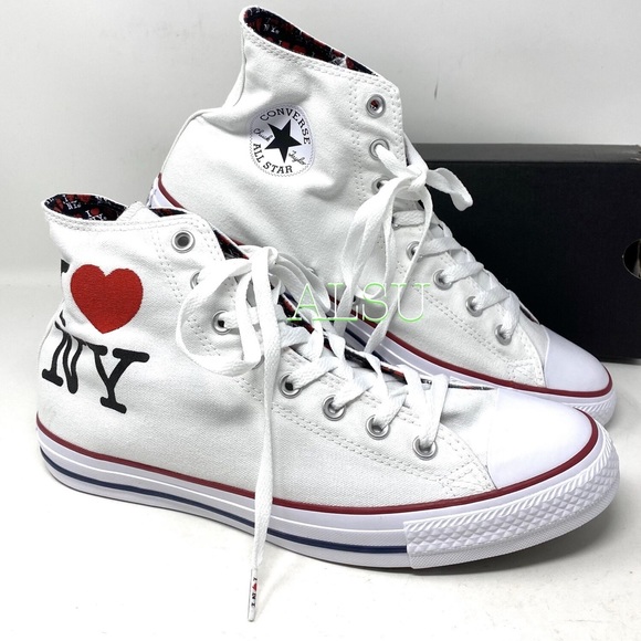 Converse Other - Converse Ctas High Top Canvas I ❤️ NY White Men’s Size 161184F